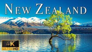 FLYING OVER NEW ZEALAND 4K